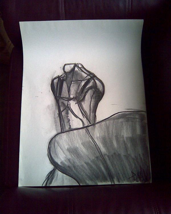 Manequin gesture drawing