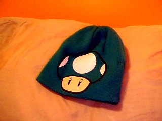 Mario 1 up hat 1st side