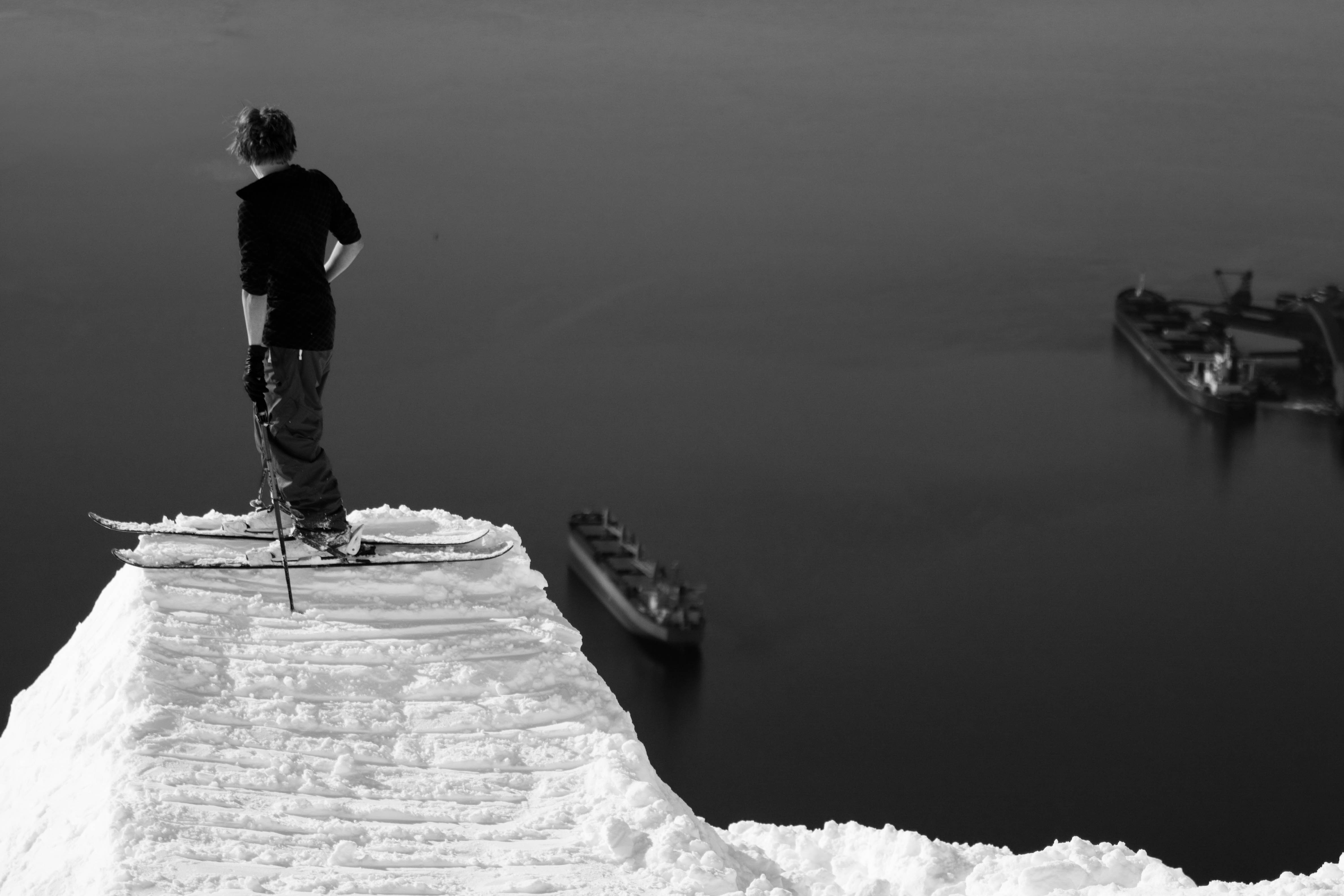 Martin looking at the backdroop
