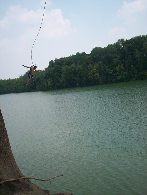 martin off the rope jump