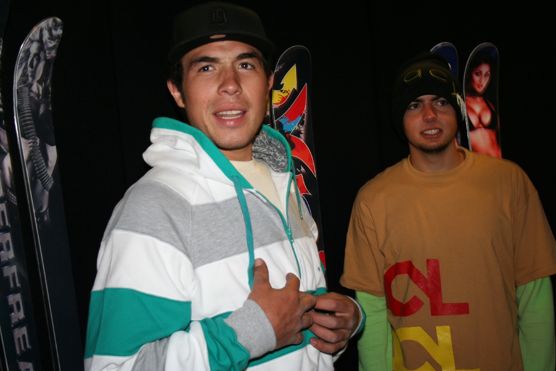 Martin Rubio and Dylan Curry hanging at "Overlooked" Premiere