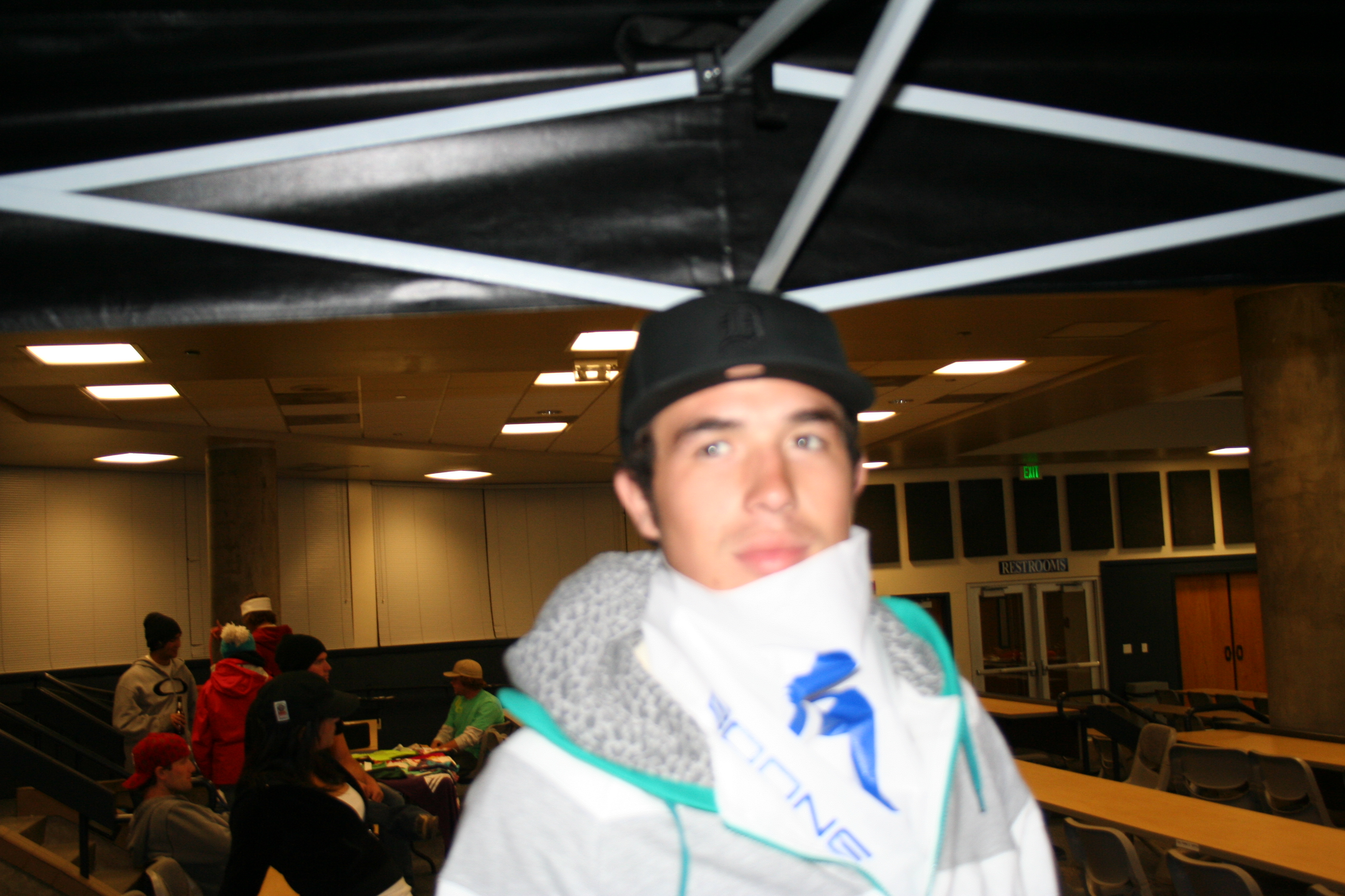 Martin Rubio, chillin before the Overlooked Premiere