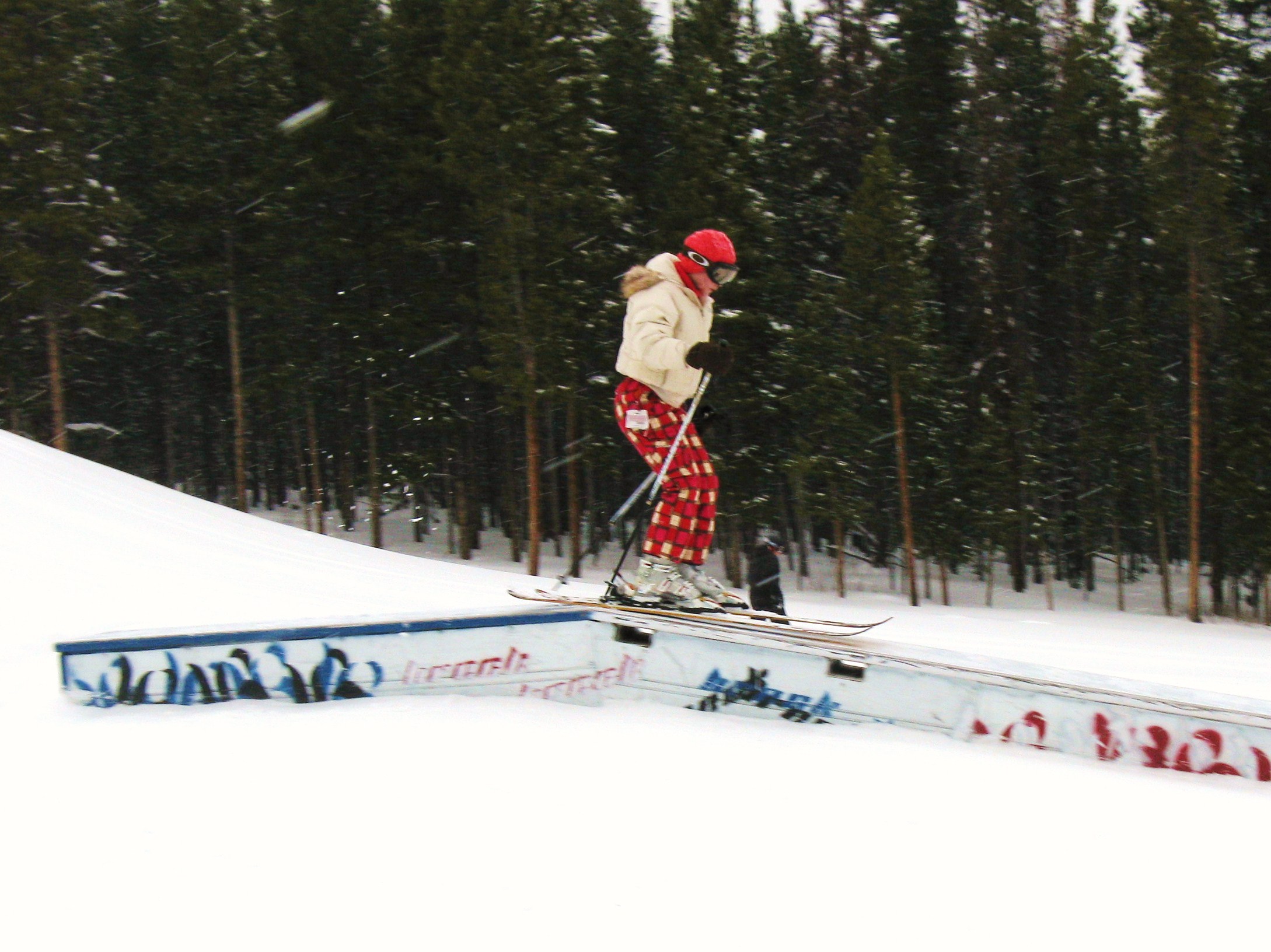 MaryO taking it slow on the box