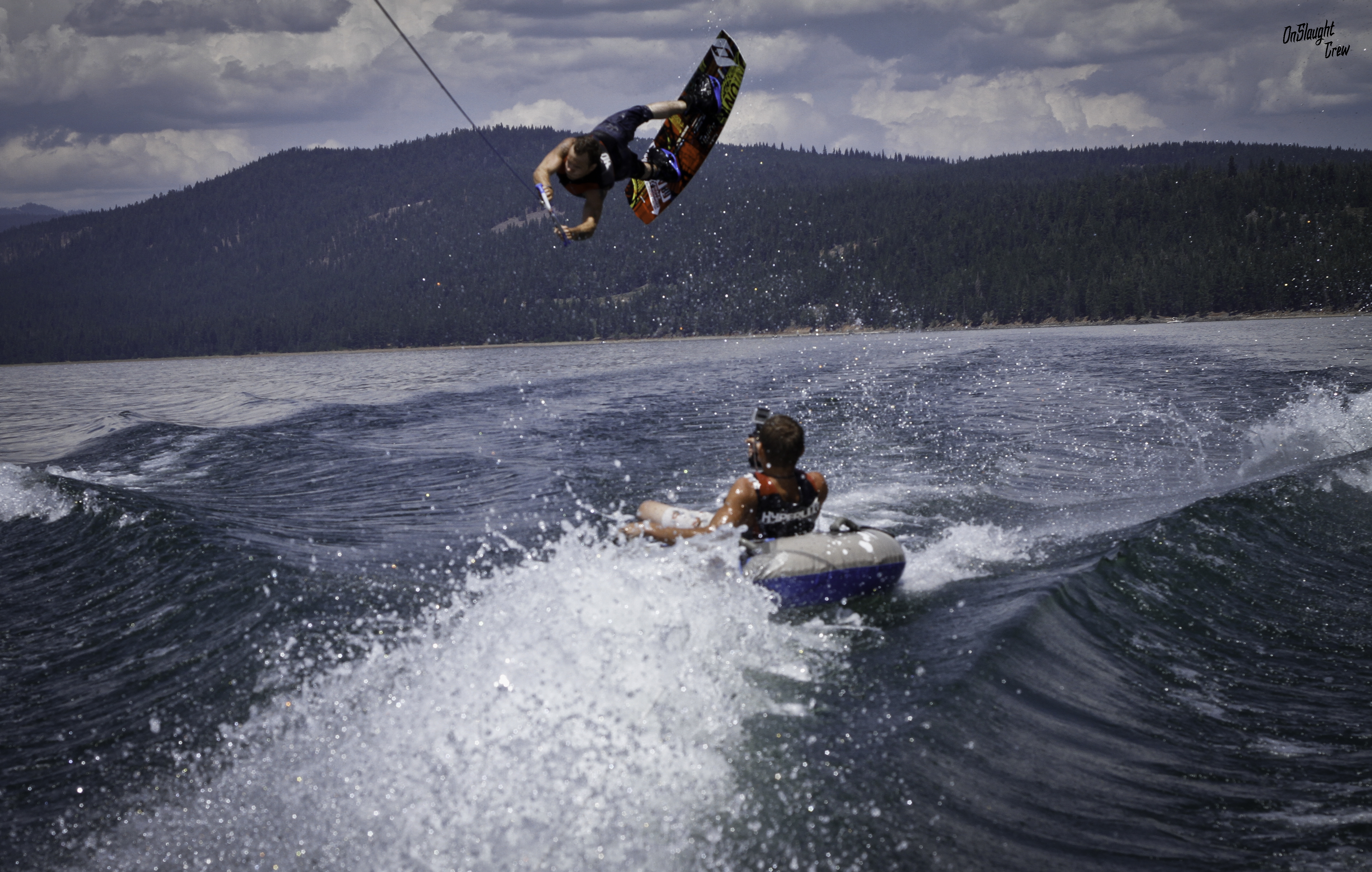 Mason Tweaking a Railey