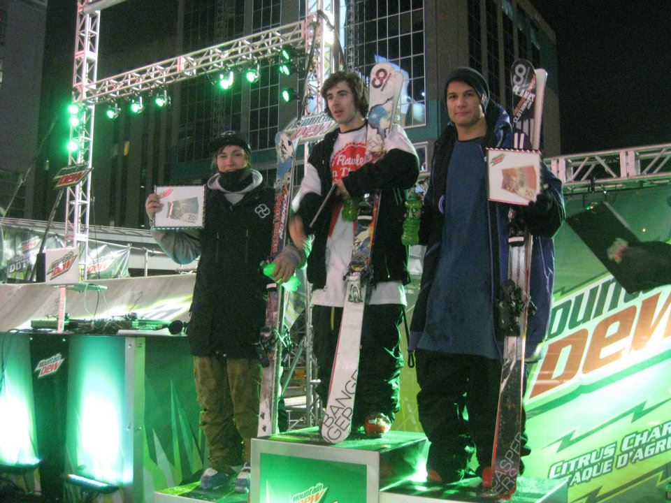 Max and Cam on podium