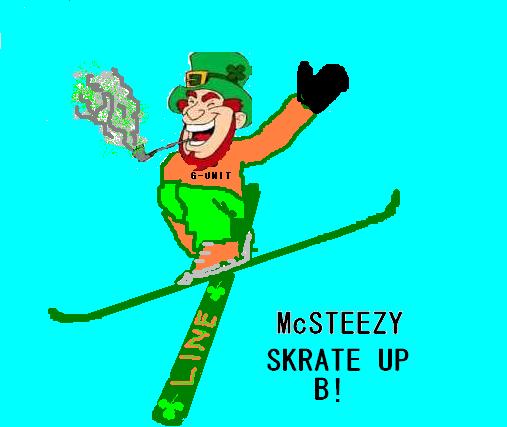 McSteezy puttin' it down fo Dublin B!