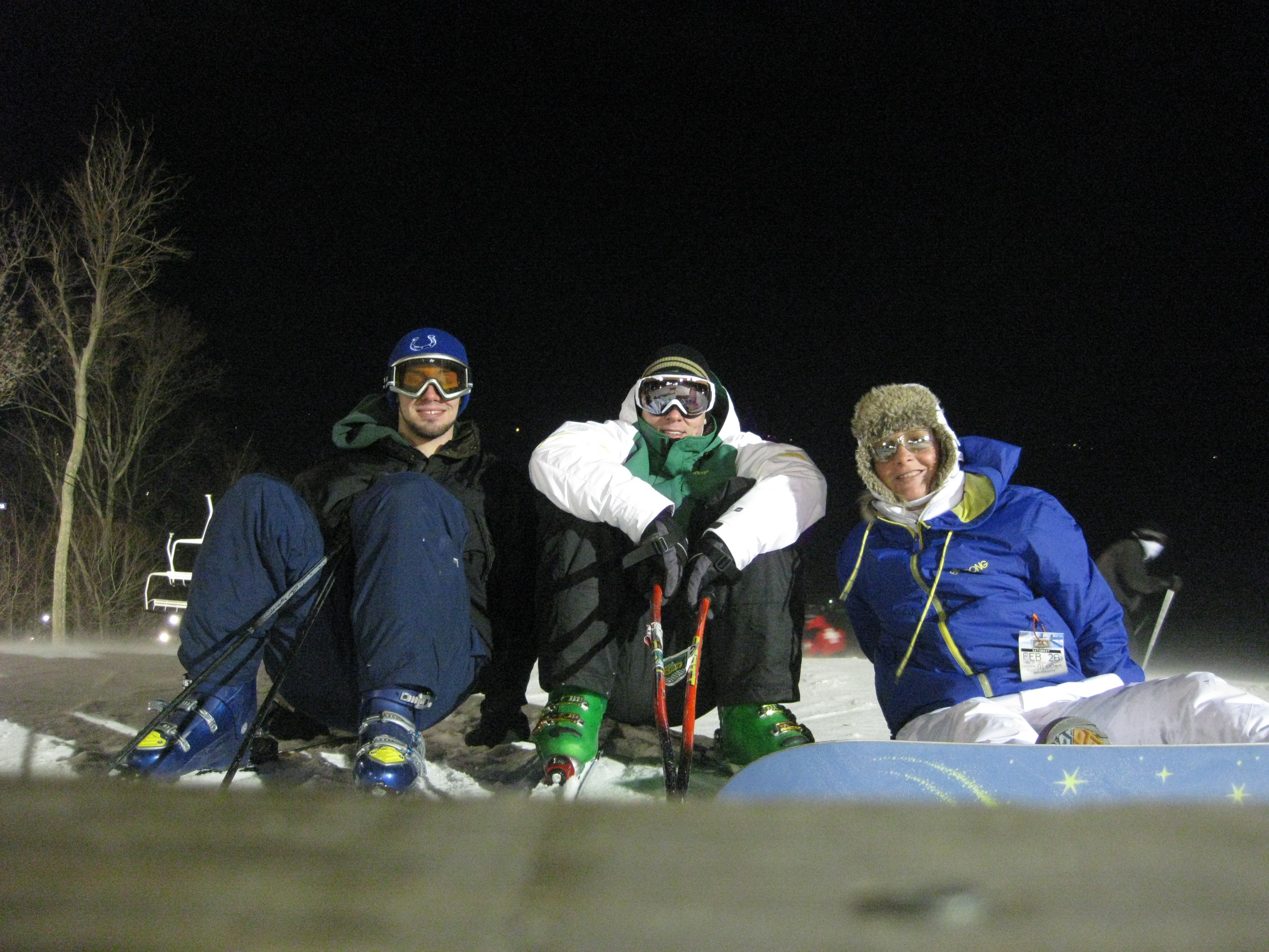 Me, Adam, and Krista at Perfects