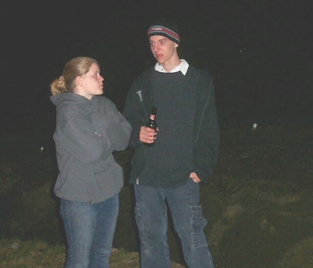 me and a friend of mine chilling like a year ago