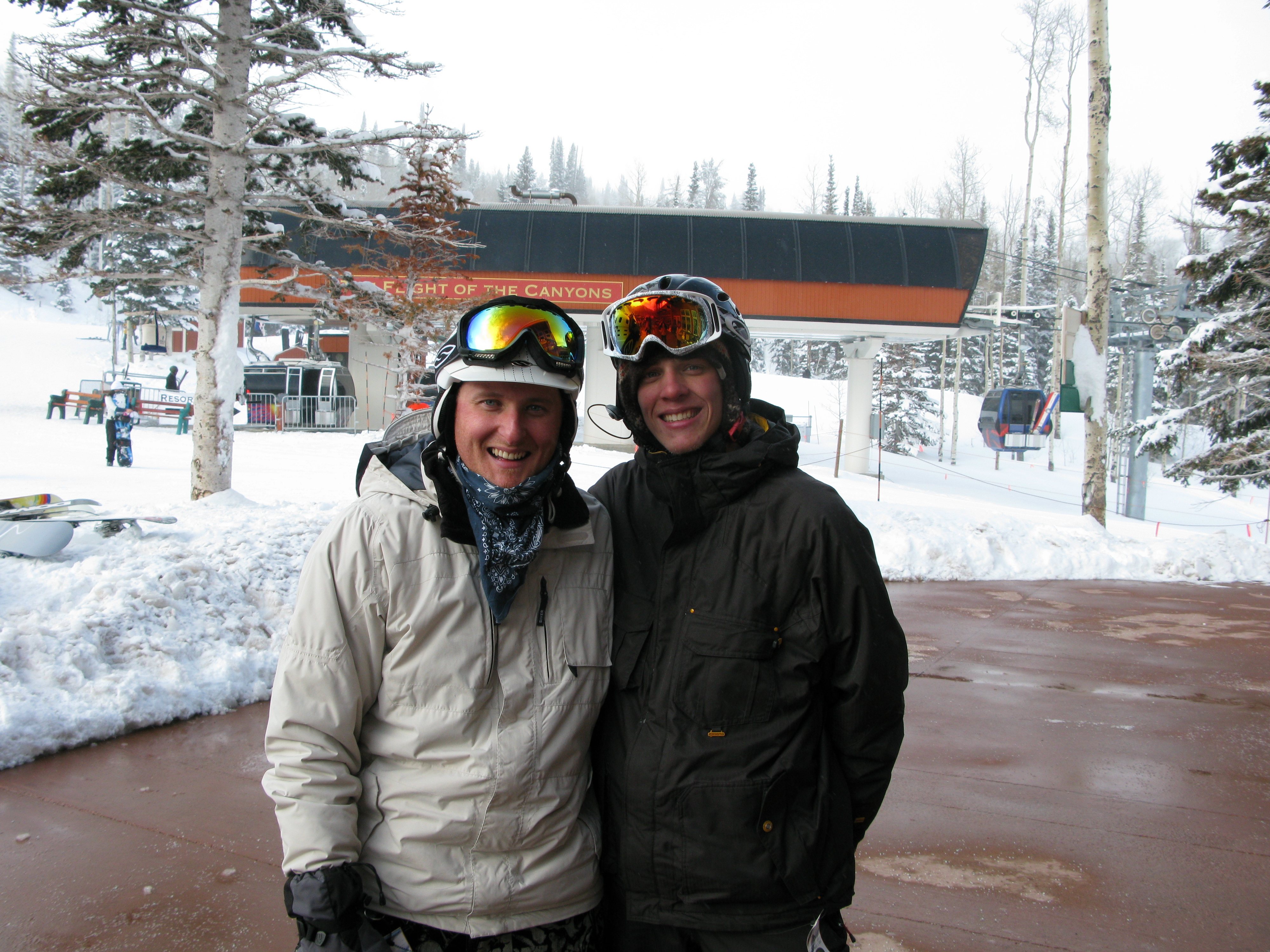 Me and Big Bro Chris at the Canyons, UT