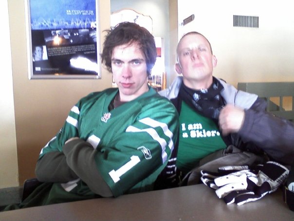 Me and Bonez trying to look tough