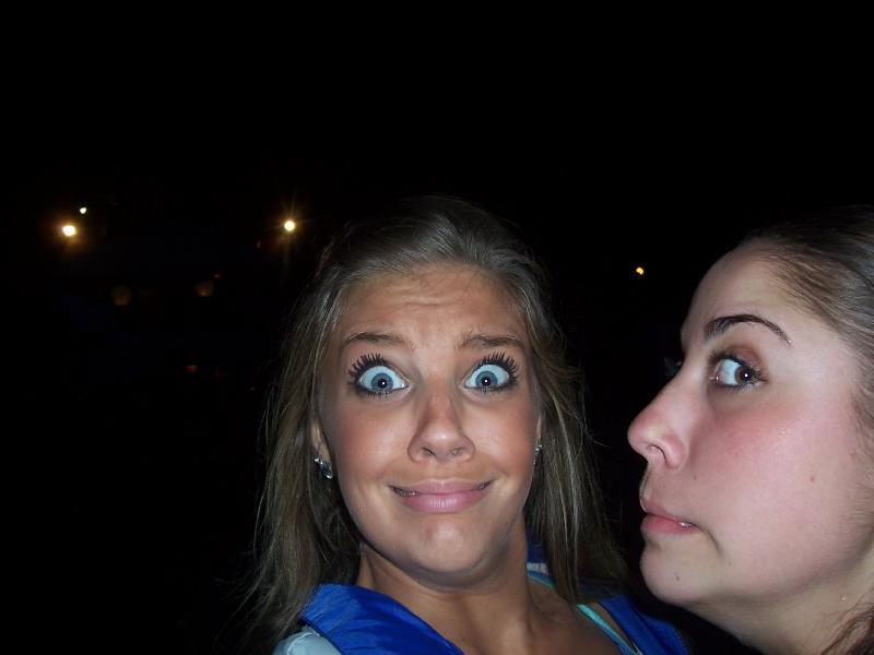 me and maggie. HaHaHa i look so crazy, its ok, you can make fun of me