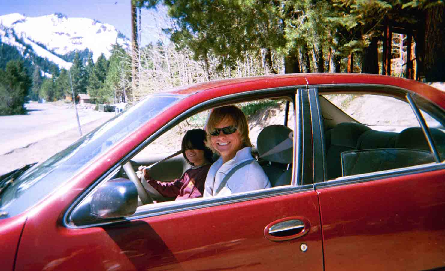 me and mike going to get food