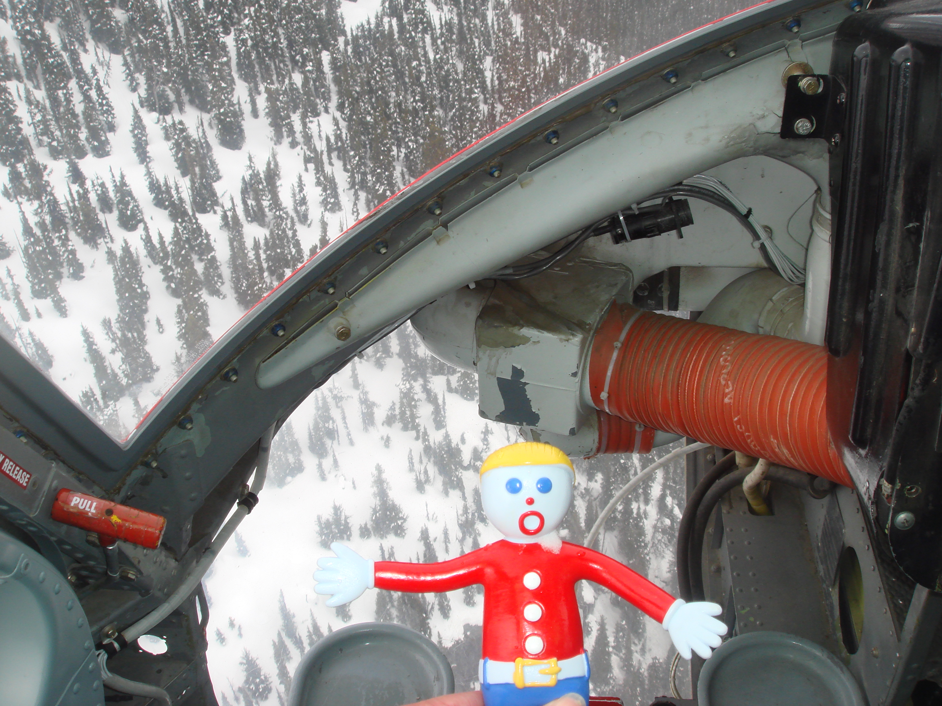 Me and mr b heli skiing