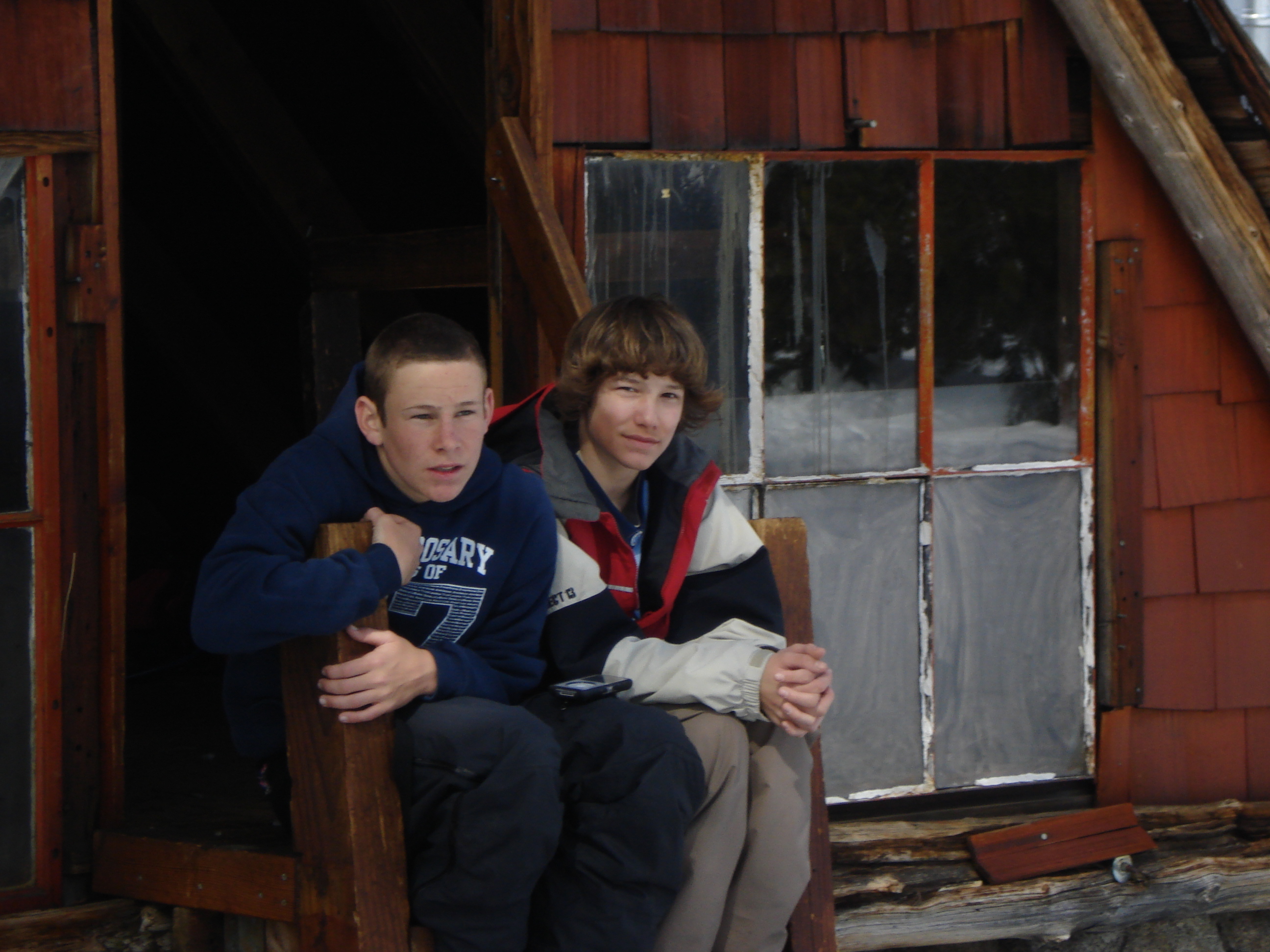 Me and my cuz me on the right