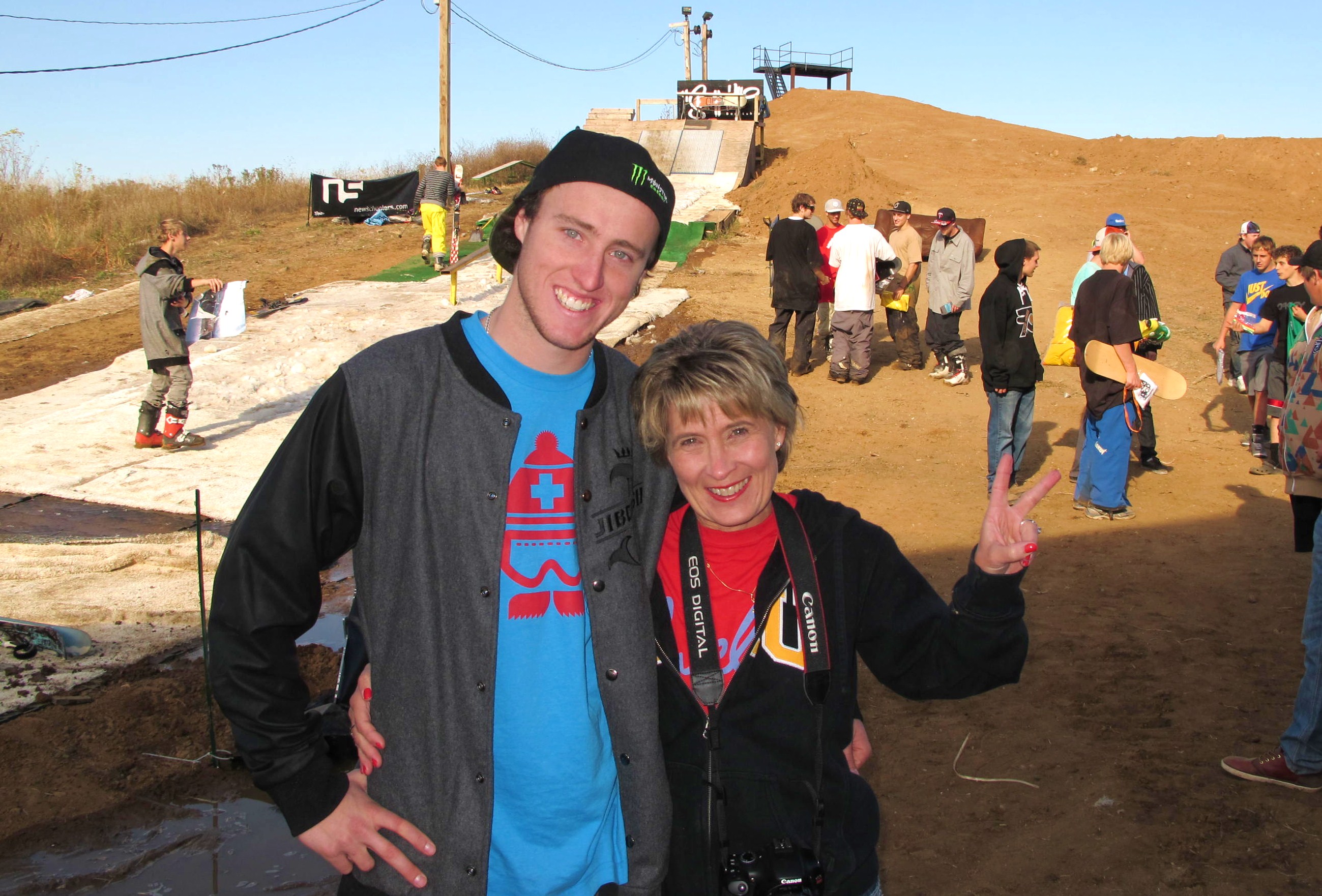 Me and my idol,Tom Wallisch <3