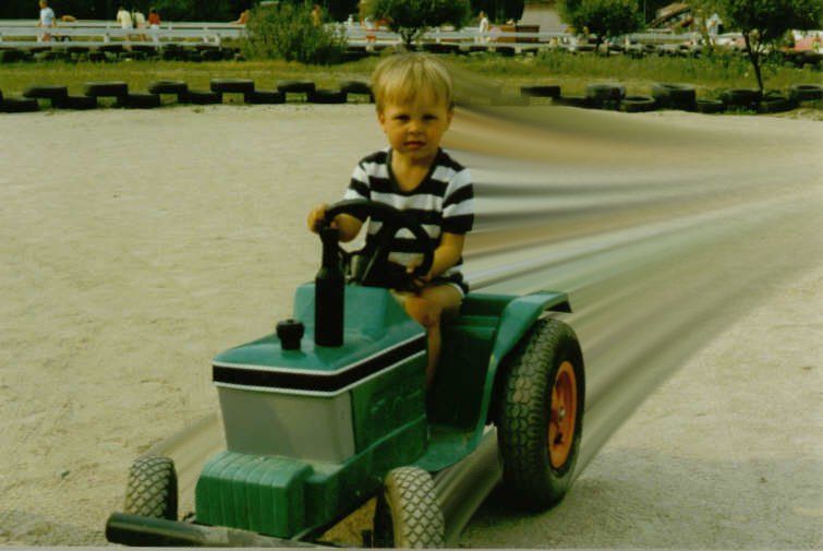 Me and my tractor...