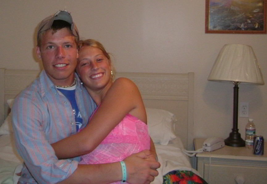 me and my x on our class trip