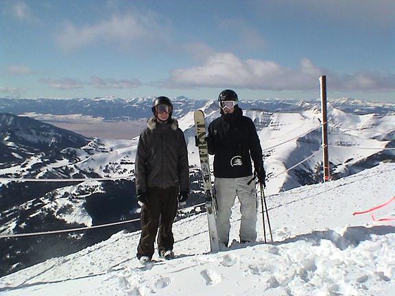 Me and Nolan on Lone Peak