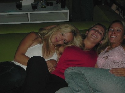 Me and the girls gropeing each other at Snow Jam after party