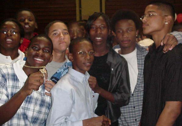 Me and the homes (me 2nd right)