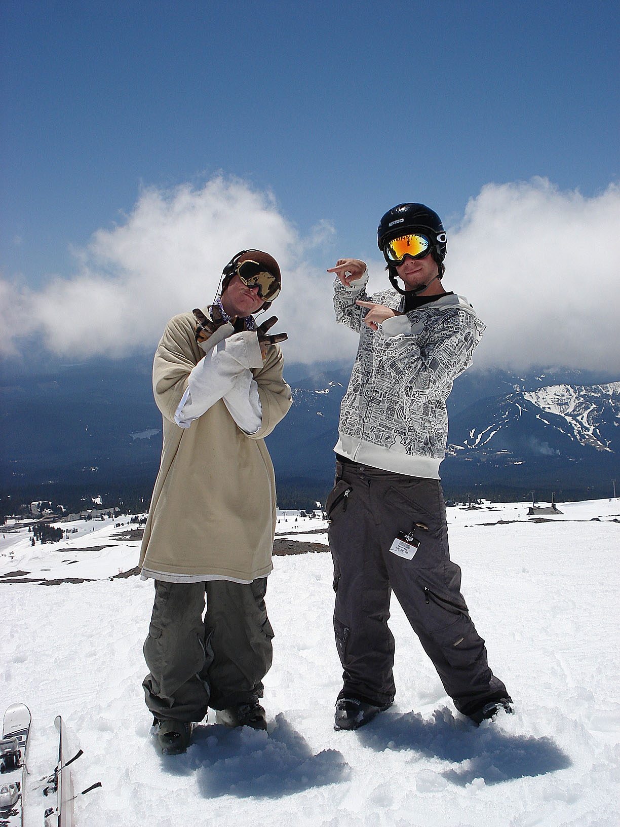Me and Tom Wall! (Back when i dressed like a gaper!)