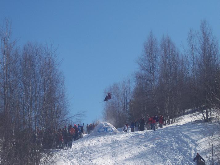 Me at Snowbowl....  one huge ass party.
