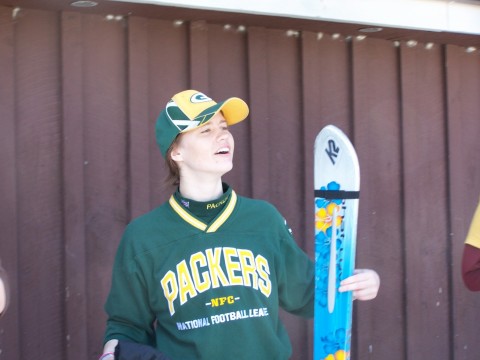 Me at the long drive contest