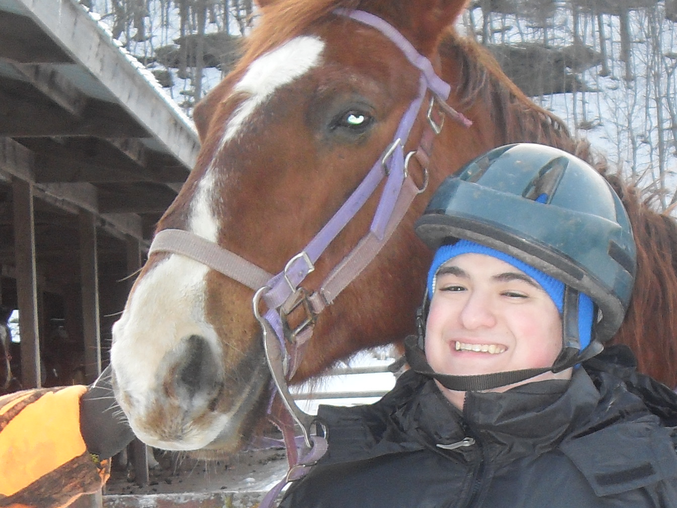 Me at Windgam Mnt with a horse