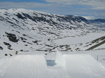 Me clearing the channel gap with a 5