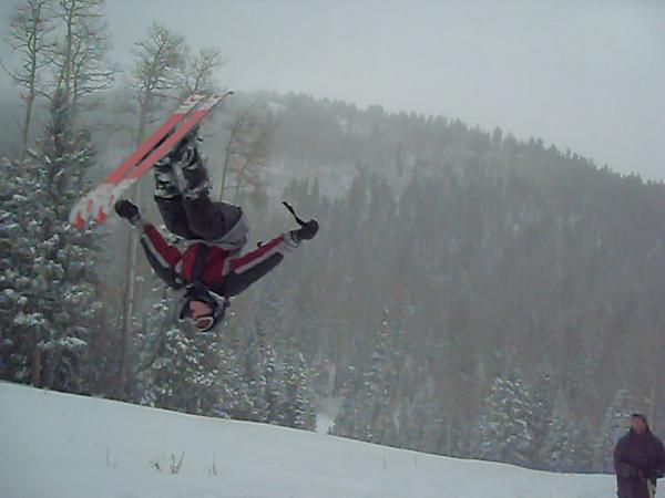 Me doing a sick backflip