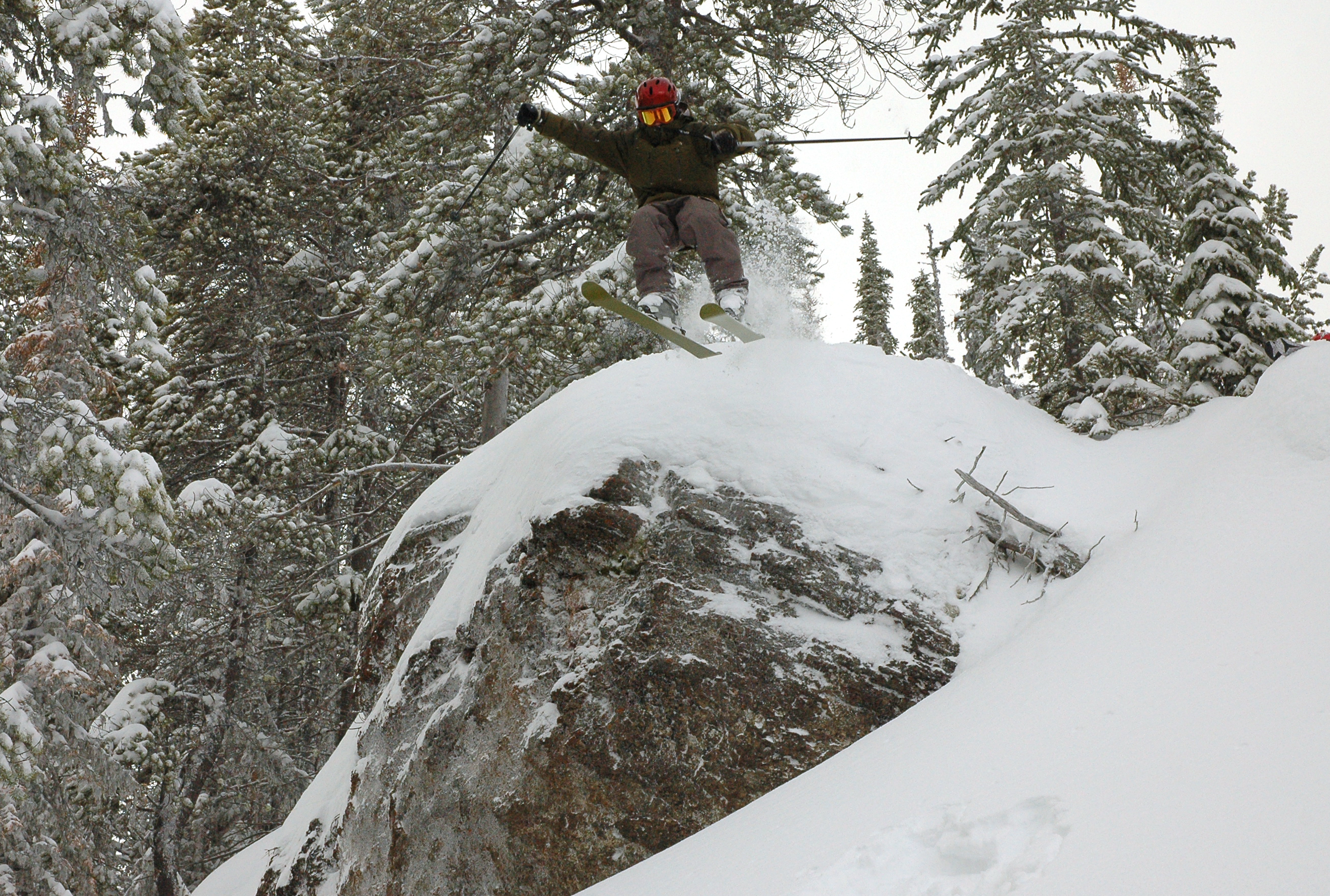 Me Droping into pow.