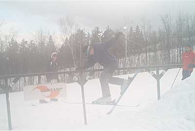 Me eating hardcore @!#$ on a rail
