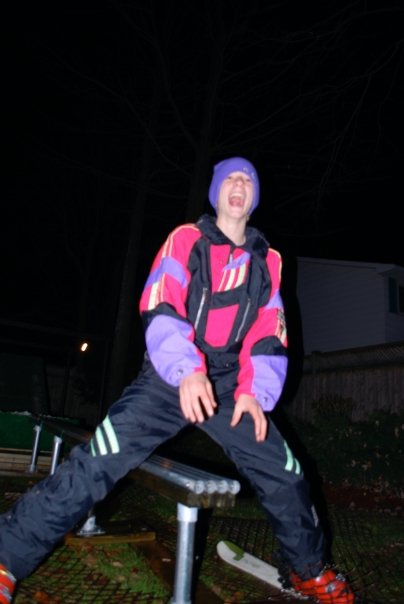 Me - falling and laughing