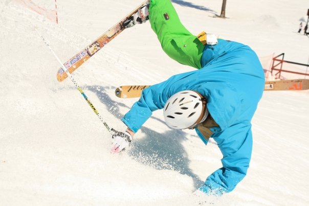 Me falling trying hand drags