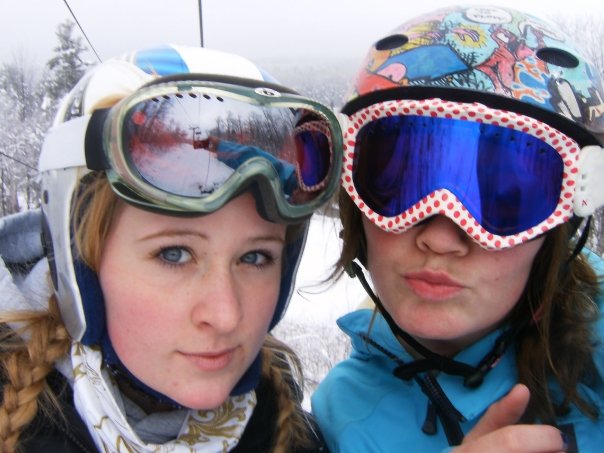 Me, Gill and some goggles