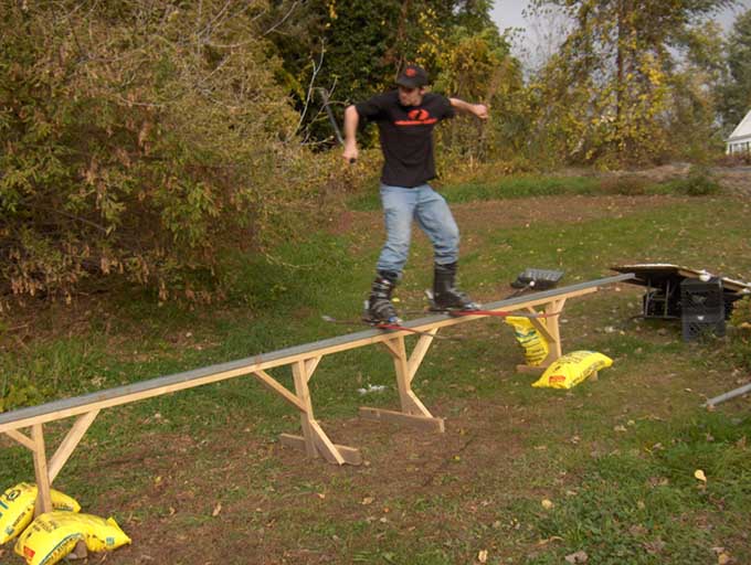 Me hittin our 20' flat