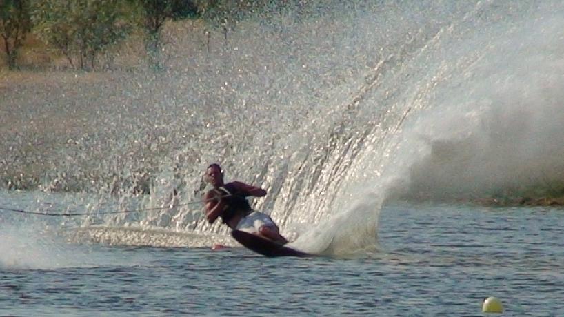 Me in a ski tournament