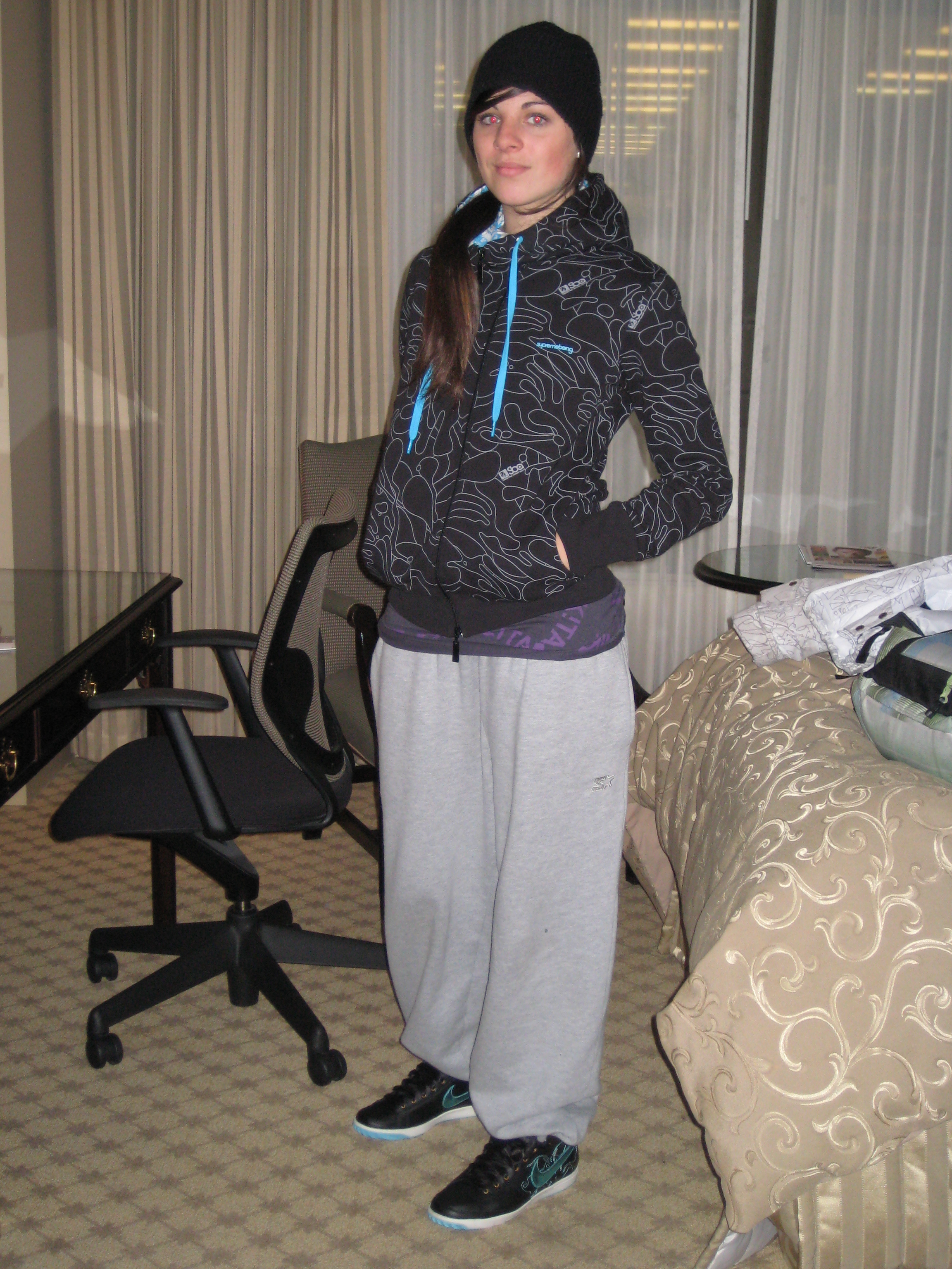 Me in my room in vancouver