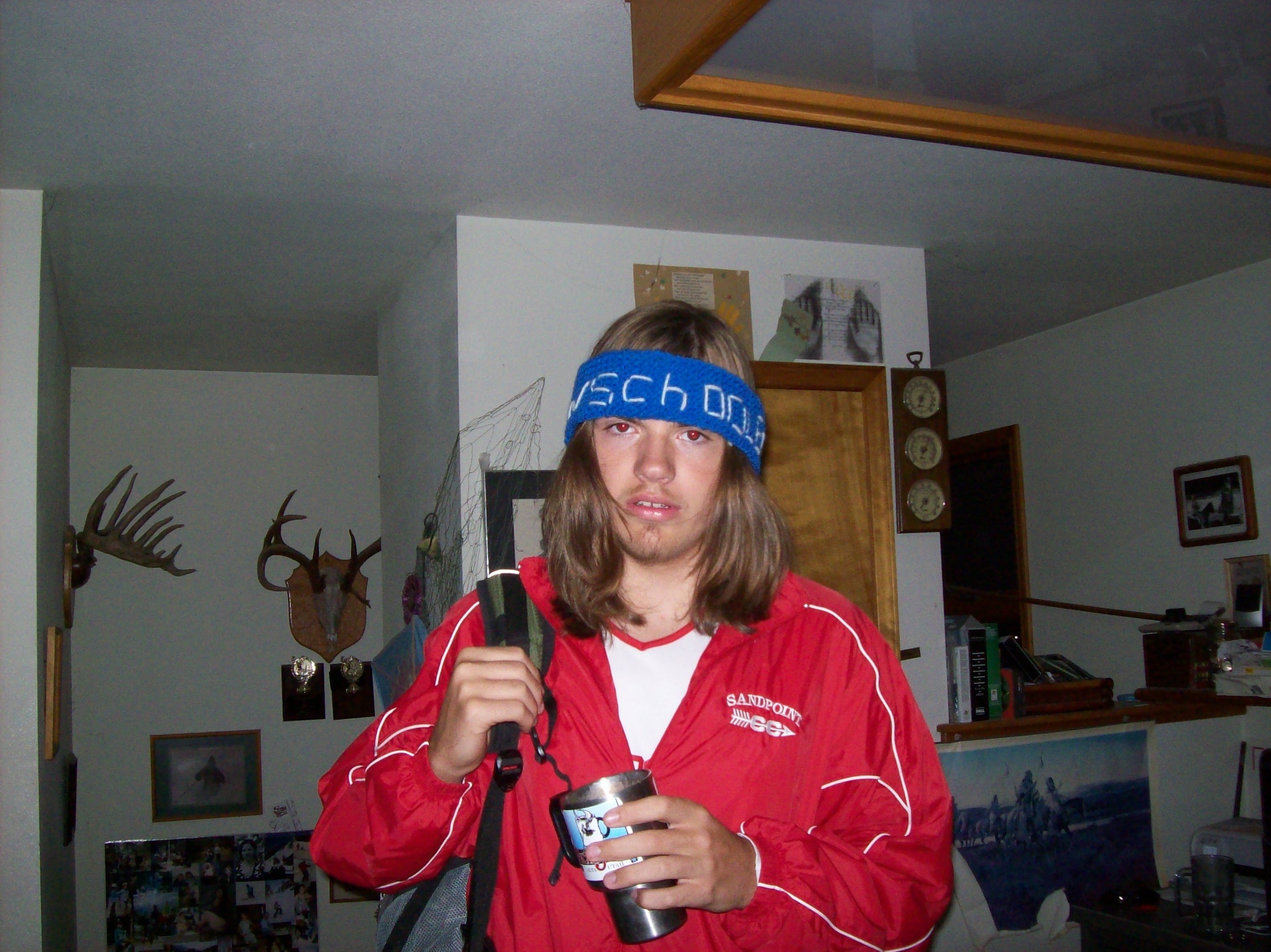 Me in my sick headband