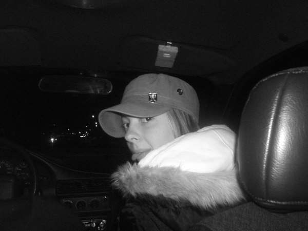 Me in the batmobile..goin to zee party