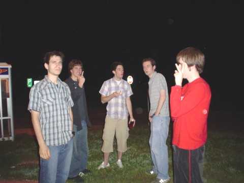 me in the middle with some mates