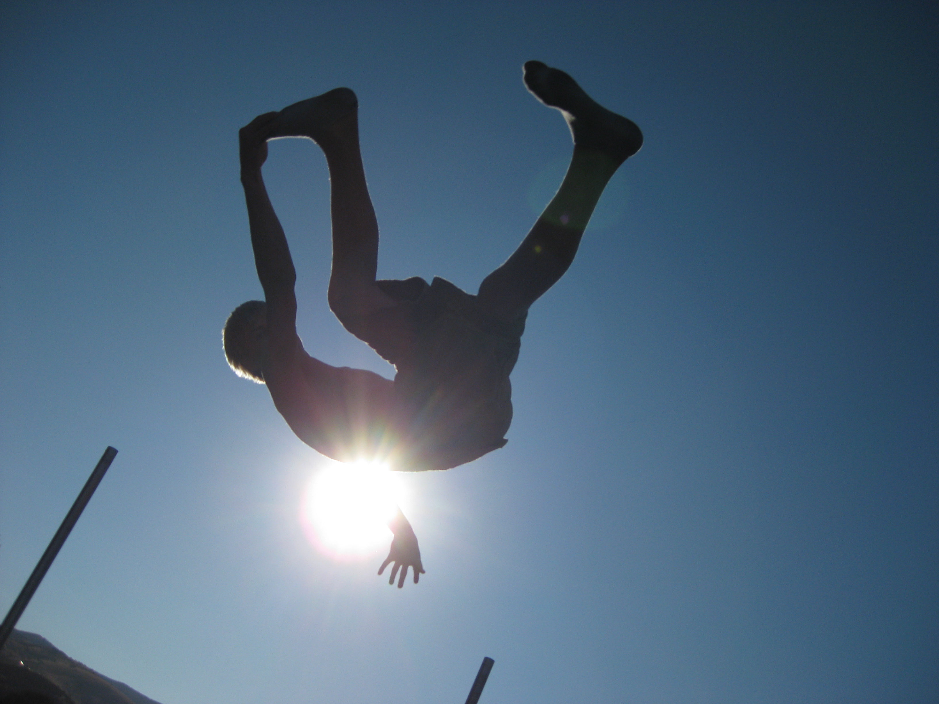 Me jumpin on a tramp