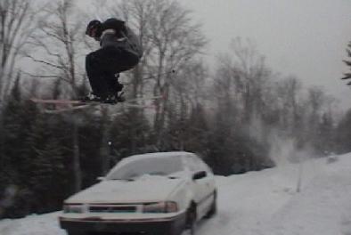 Me just before grabbing Liu Kang over a road/piece'o'shit car gap