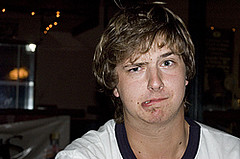 Me making a weird face