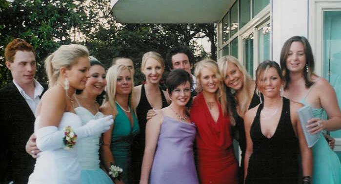 me, my girls & a random rednut