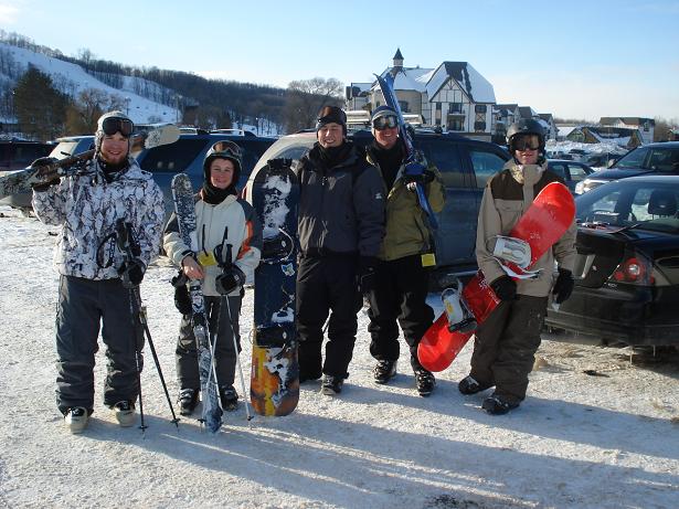 Me, my two friends, and two brothers