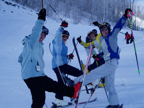 Me n my girls kickin it up