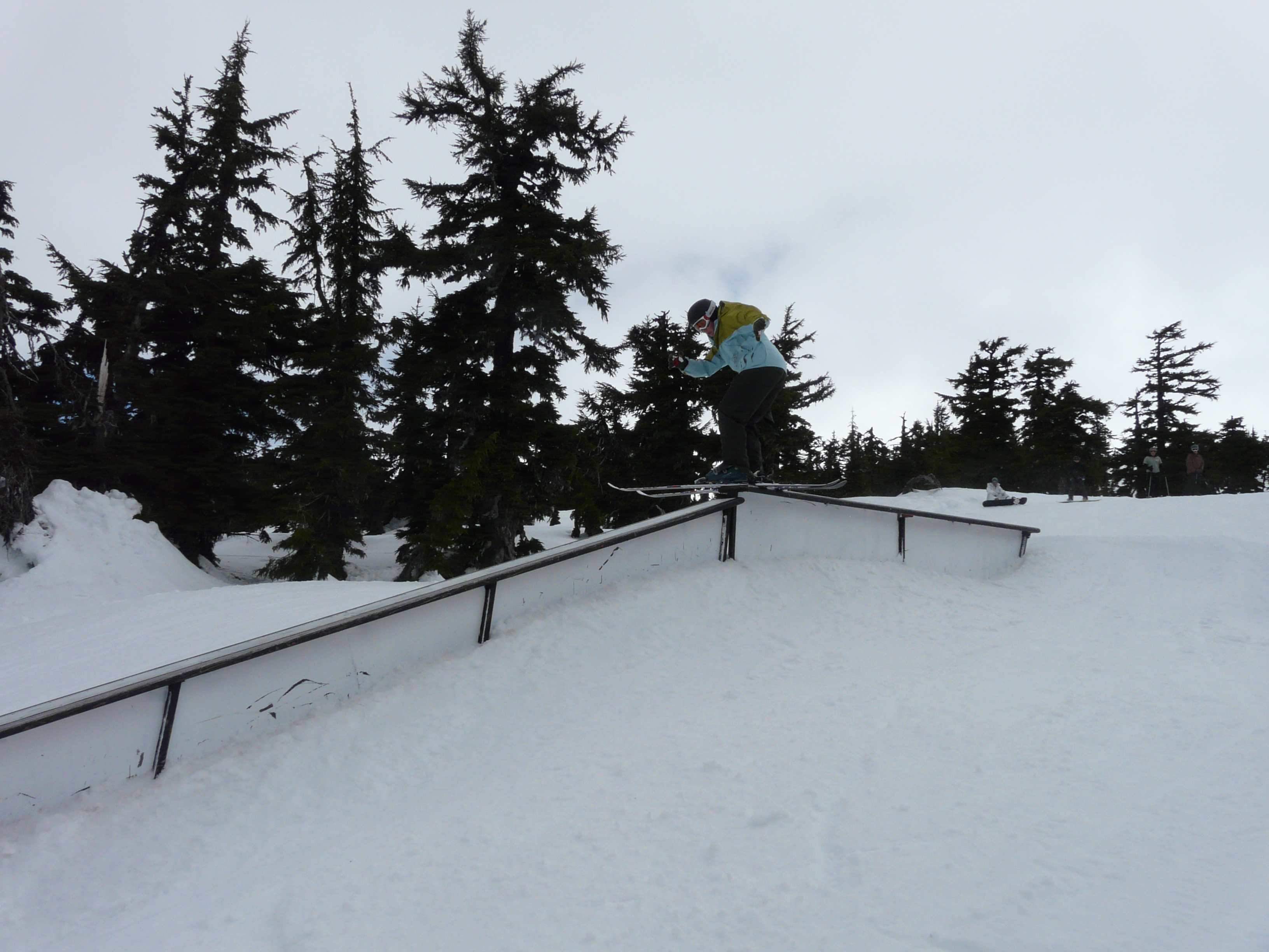 Me on a flat down rail
