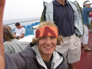 me on ferry to Cape Cod