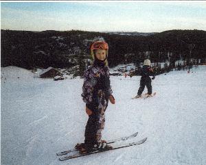 me on ski at age 6